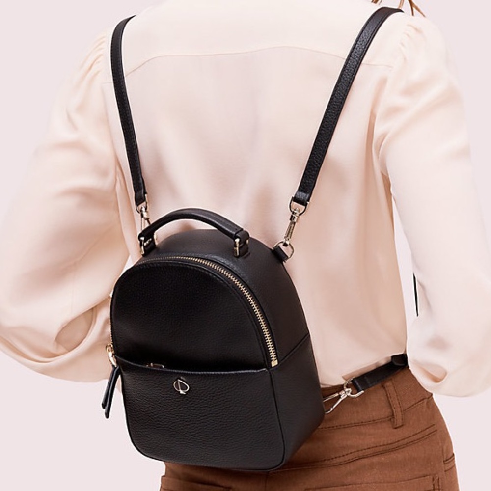 kate spade new york Polly Mini Leather Convertible Backpack